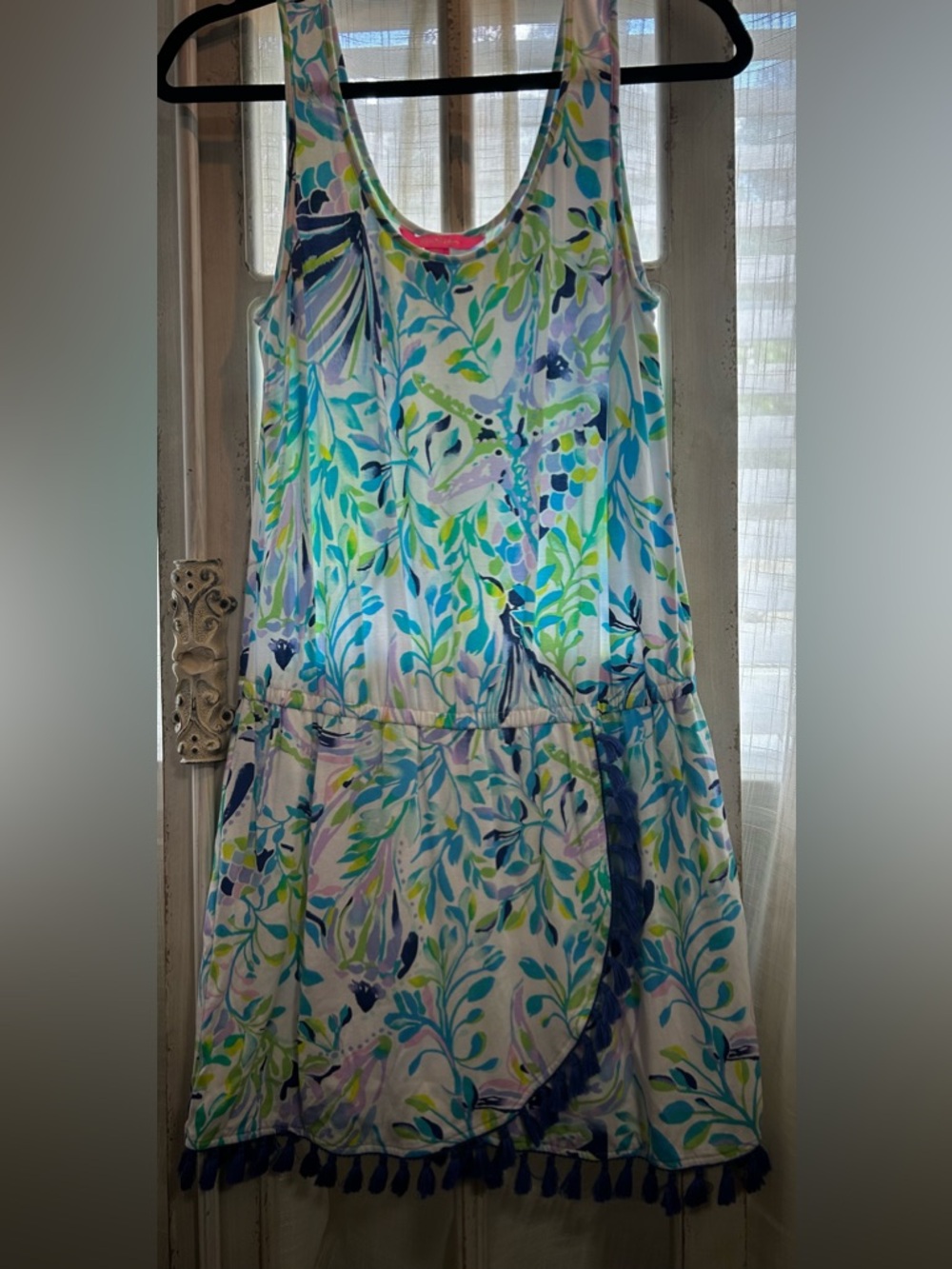 Lilly Pulitzer Multicolor Tropical Print Sleeveless Jarret Skort Romper Med